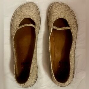Camper leather Beige Patterned Ballet Flats